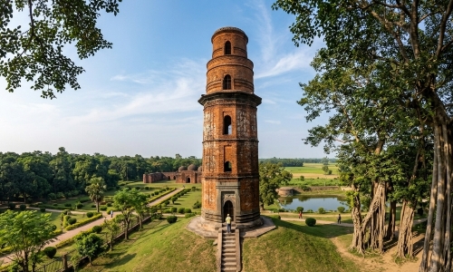 ফিরোজ মিনার firoz minar malda