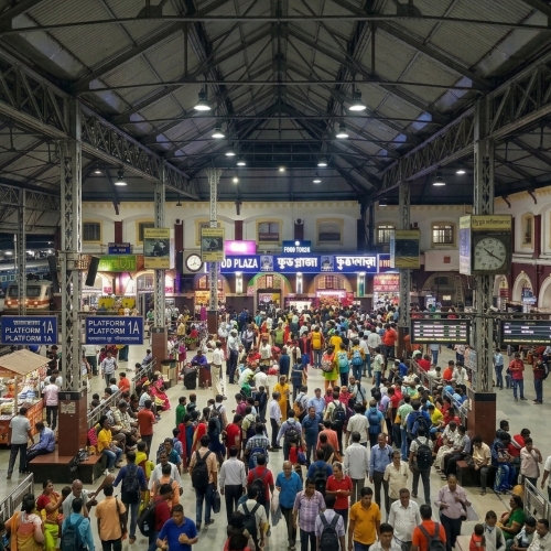 হাওড়া রেলওয়ে স্টেশন howrah railway station
