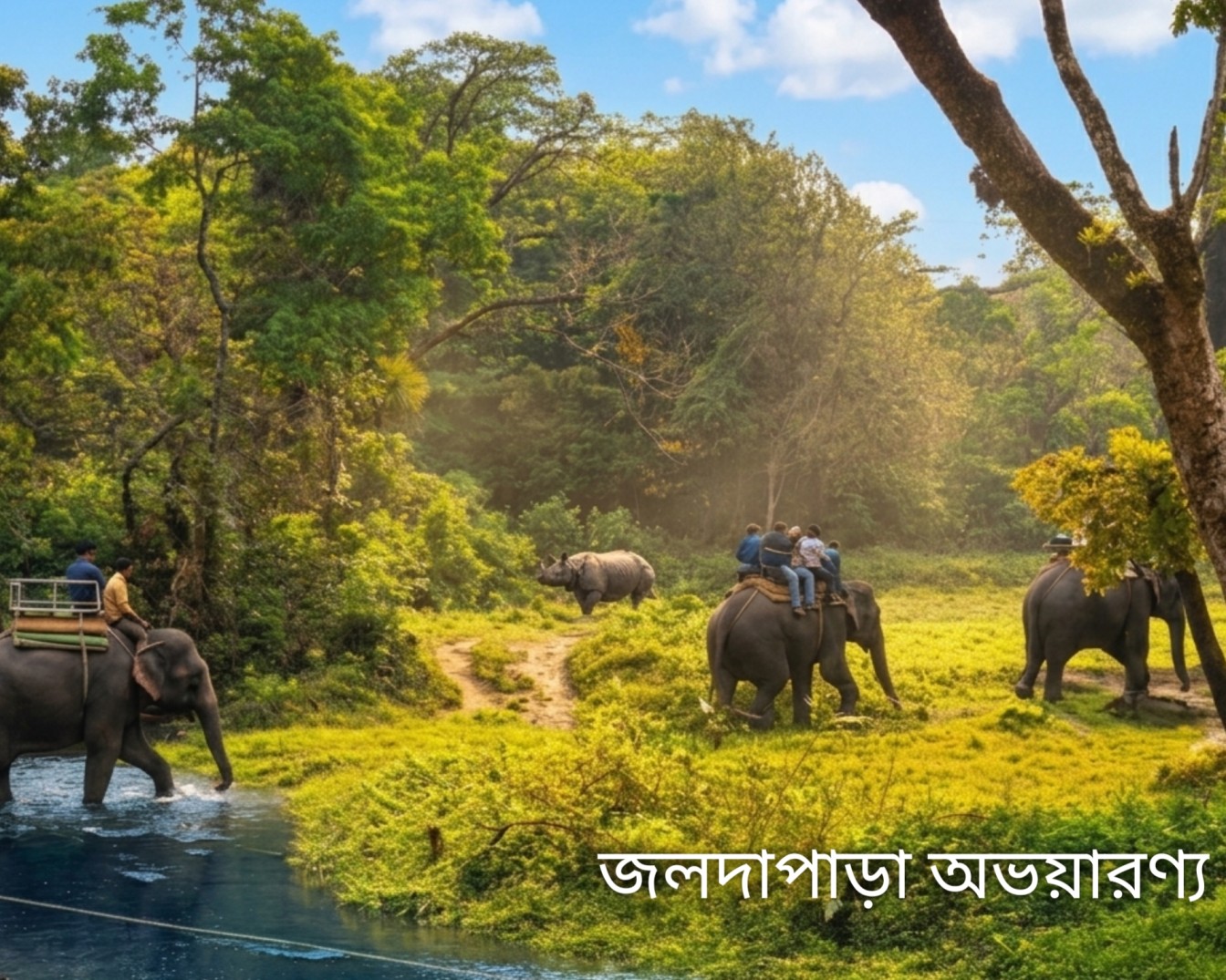 জলদাপাড়া অভয়ারণ্য জলদাপাড়া জাতীয় উদ্যান Jaldapara National forest