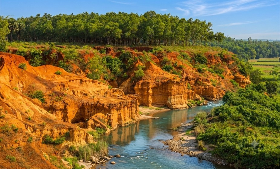 Gangani Grand Canyon of Bengal বাংলার গ্র্যান্ড ক্যানিয়ন গণগনি