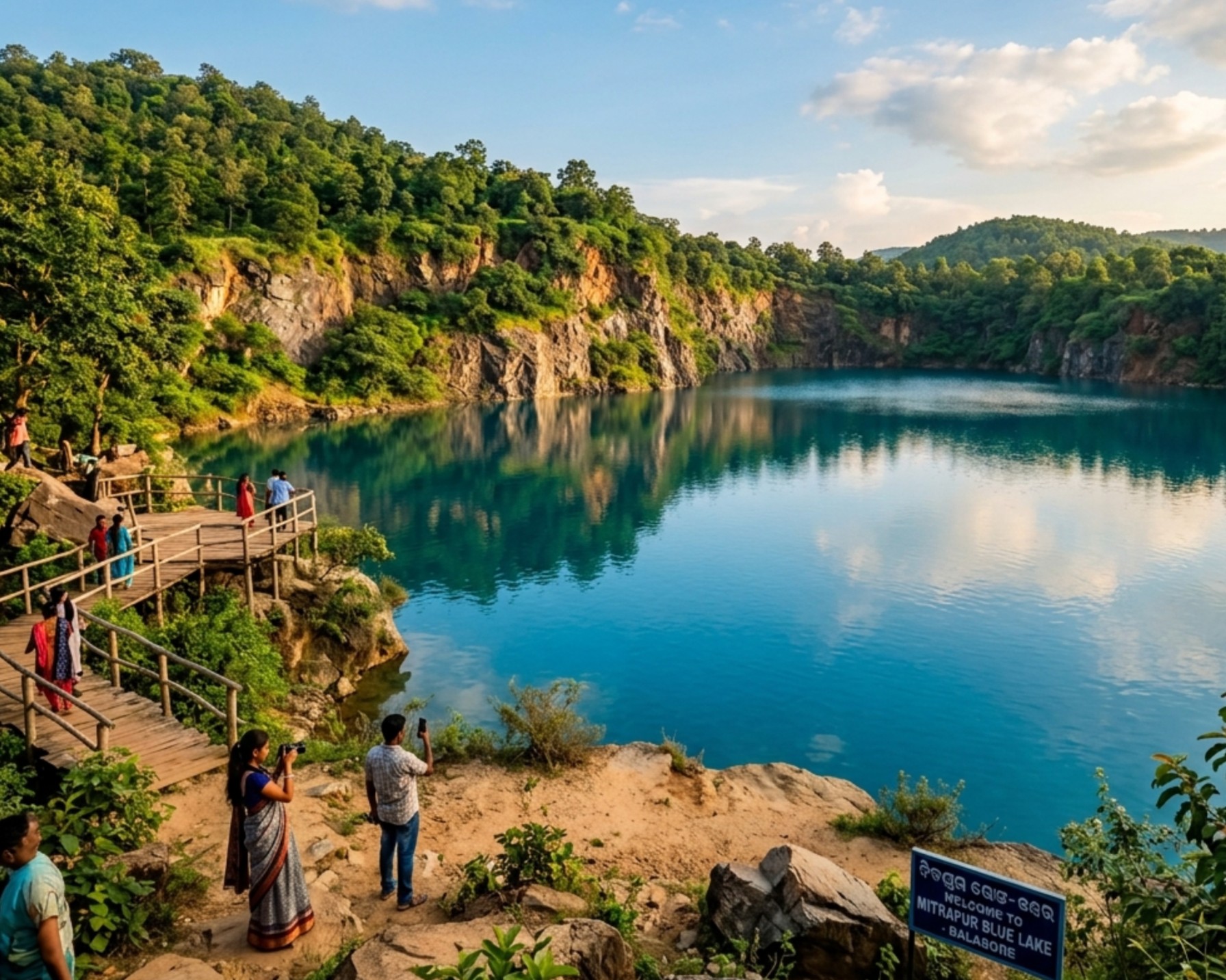 মিত্রপুর ব্লু লেক mitrapur blue Lake offbeat Destinations tour plan