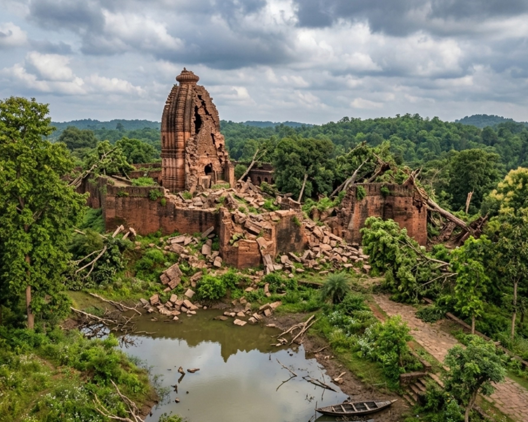 কর্ণগড় রানী শিরোমণি গড় রানী শিরোমণি গড় Ruins of fort of Rani Shiromani at Karnagarh