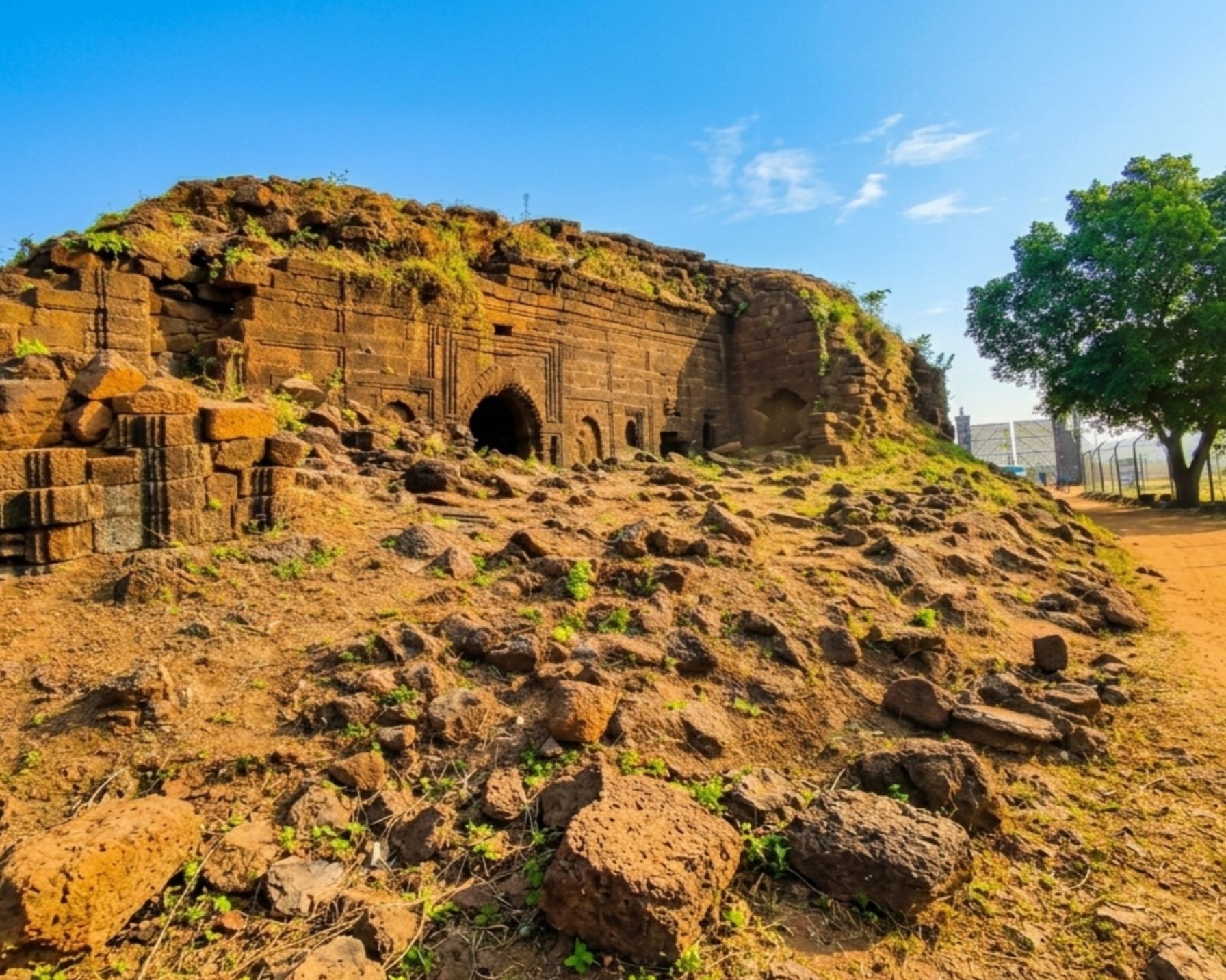 কর্ণগড় রানী শিরোমণি গড় রানী শিরোমণি গড় Ruins of fort of Rani Shiromani at Karnagarh