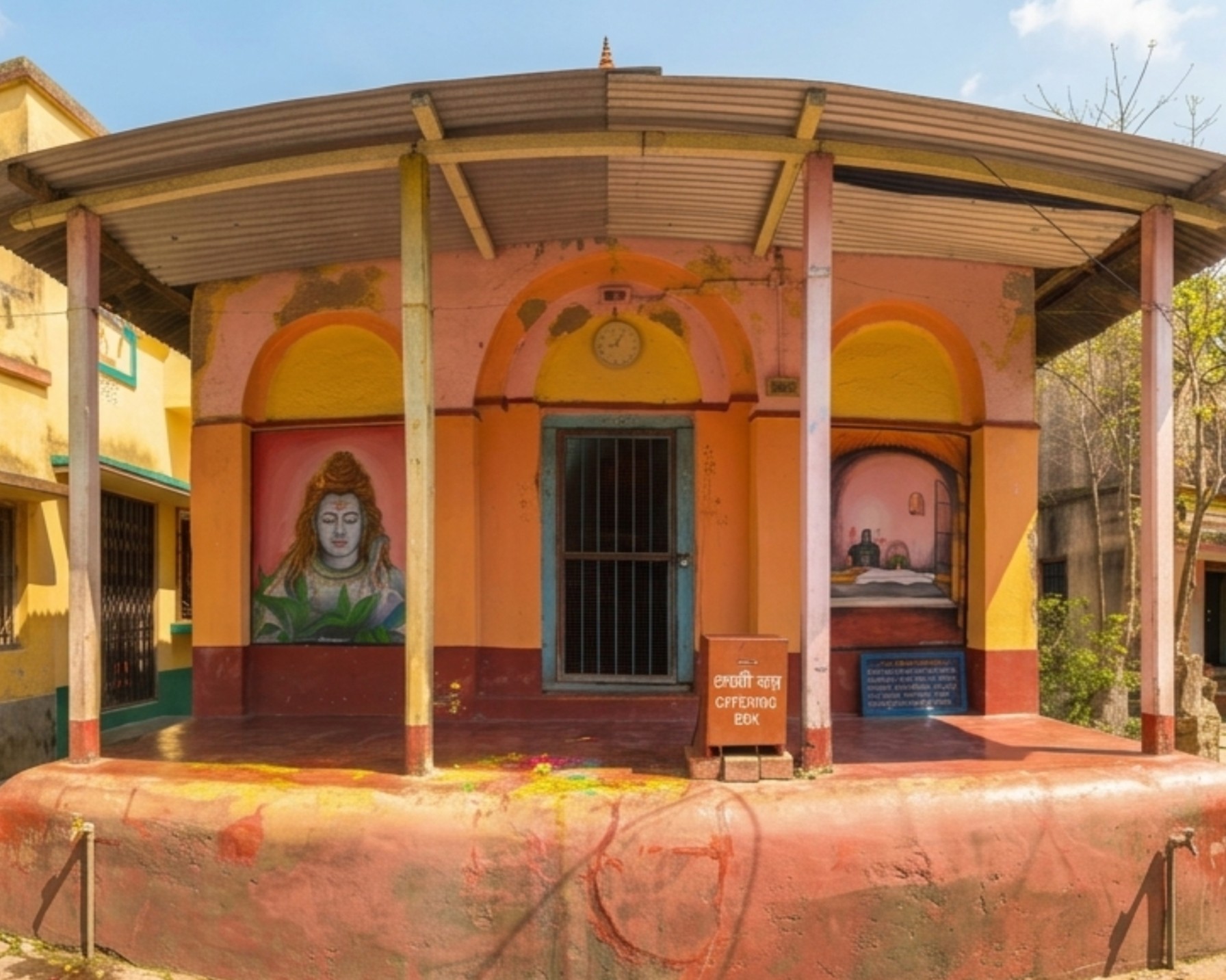 কামারপুকুর Kamarpukur tour plan শ্রী শ্রী রামকৃষ্ণ পরমহংসদেবের জন্মস্থান, লাহা বাবুদের বিষ্ণুমন্দির, রামকৃষ্ণদেবের পাঠশালা, কামারপুকুর, ধর্মদাস লাহা, পাইন কুটির,