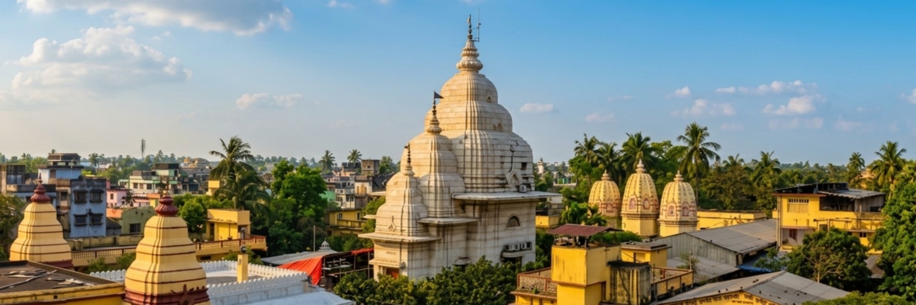 Adyapith Temple, আদ্যাপীঠ মন্দির, Annada Thakur, শ্রী অন্নদা ঠাকুর, Adya Ma, দক্ষিণেশ্বর, Dakshineswar, Ramakrishna Sangha, সাদা মার্বেল মন্দির, White Marble Architecture, ব্রহ্মচারী আশ্রম, Philanthropy, অন্নকূট, Eden Hospital Road Dakshineswar, আধ্যাত্মিক তীর্থক্ষেত্র